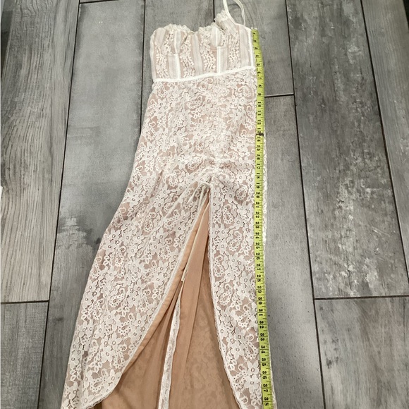Urban Outfitters Strapless Lace Dress in Cream sizeXS petite - Picture 11 of 11